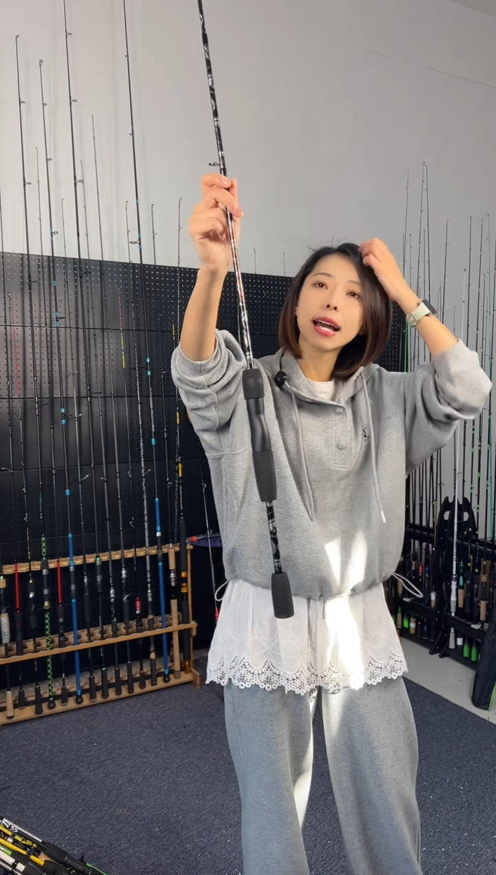 1.8m碳素5号1.8米直柄（瑕疵尾货竿，没有售后，介意勿拍）