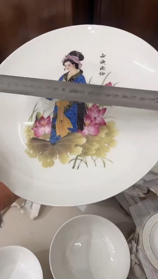 骨瓷隆达骨瓷10.7月光平1个