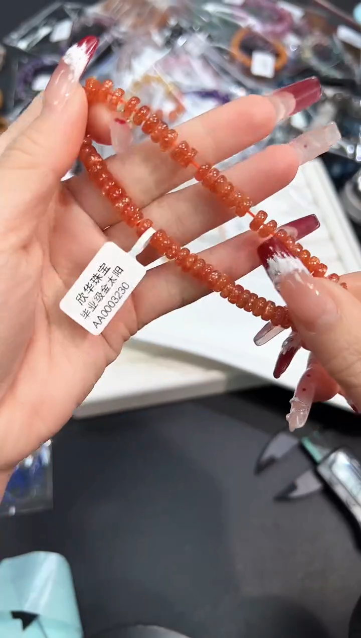【闪购商品】长石手串未镶嵌99r多样性发其一/1条默认微瑕