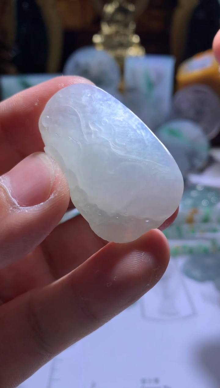 【闪购商品】定制翡翠未镶嵌年年有鱼