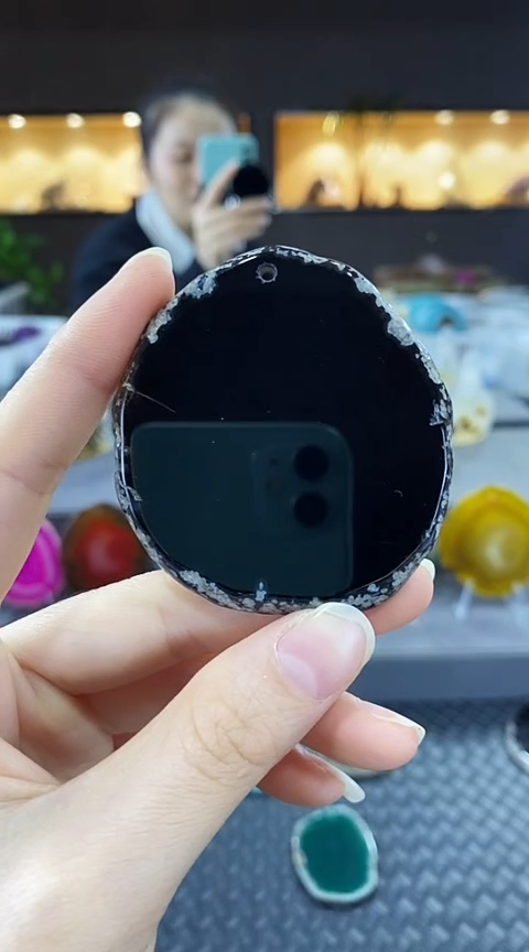 未镶嵌颈饰玛瑙/玉髓木****8玛瑙