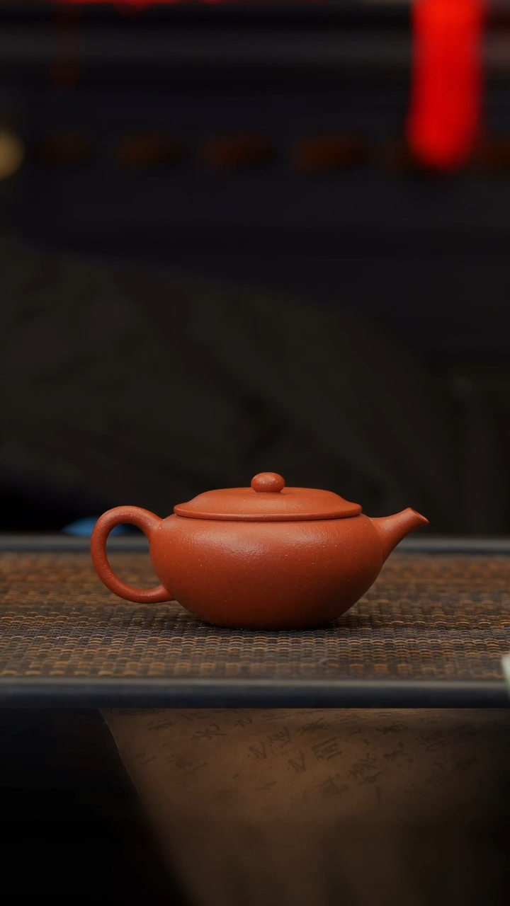 【闪购商品】紫砂茶壶40空山造器  纯红钵体