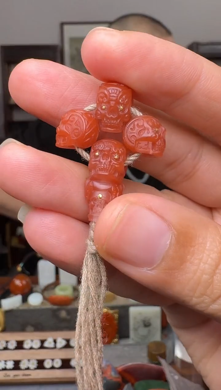 南红玛瑙未镶嵌挂件2553