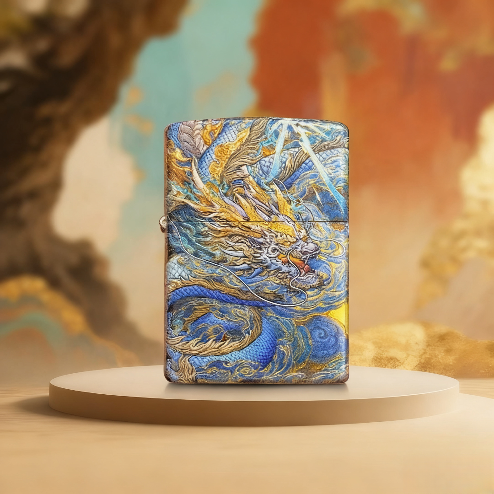 【十二生肖神兽】zippo打火机生肖主题立体彩印煤油打火机送礼对象