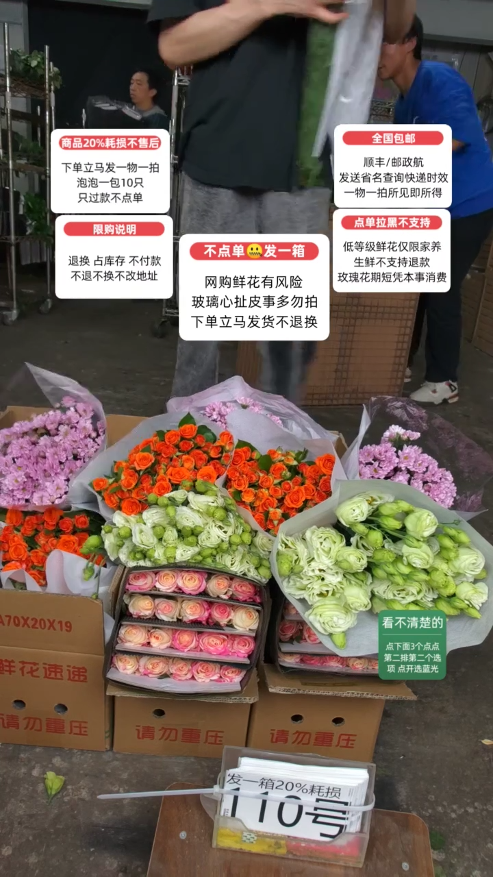 20%耗损发一箱❤号110