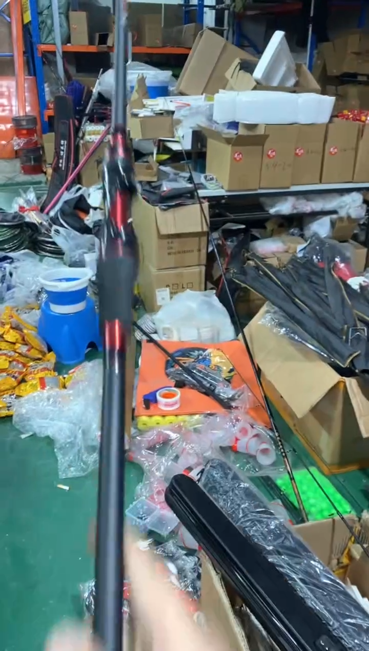 黑红  超硬 2.4米直柄