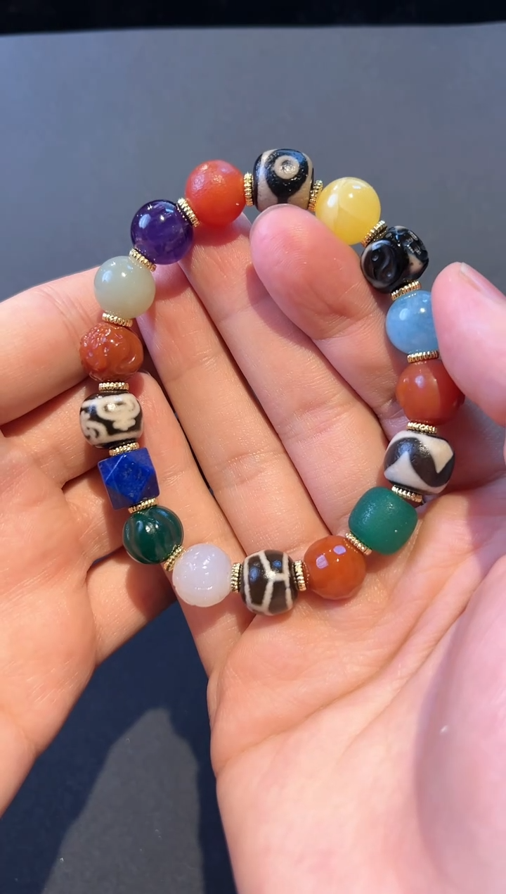 【闪购商品】玛瑙/玉髓手链未镶嵌12+多宝