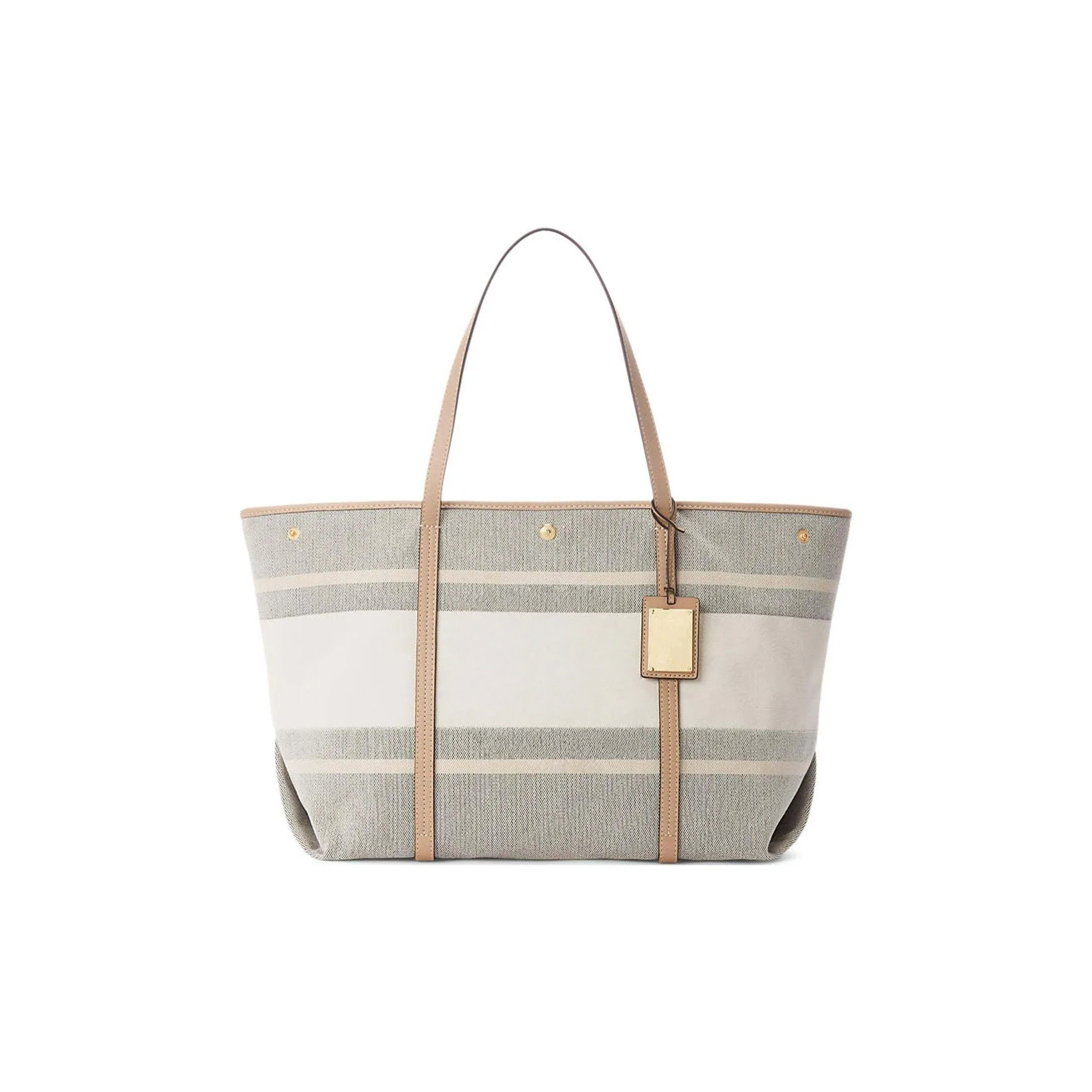 【彭彭甄选】经典爆款按扣开合徽标托特包A99