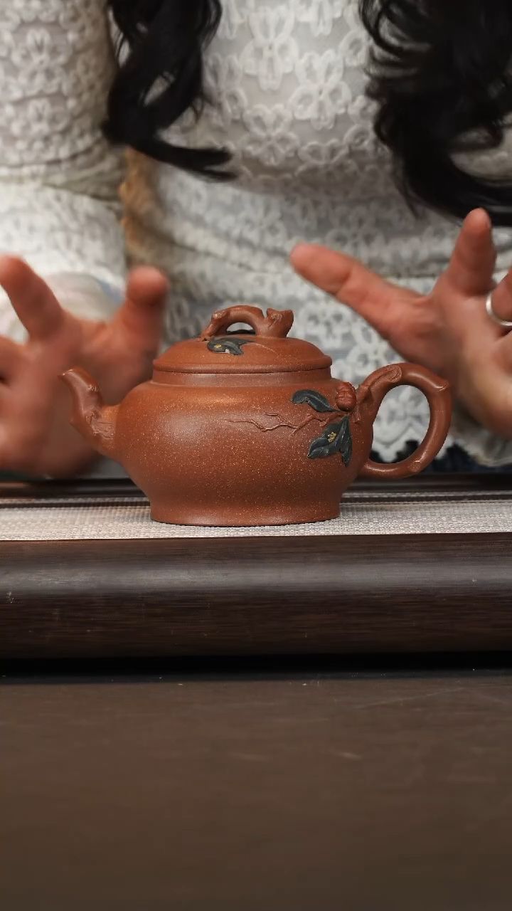 茶壶紫砂高建芳/桂花段/石榴枝/450c