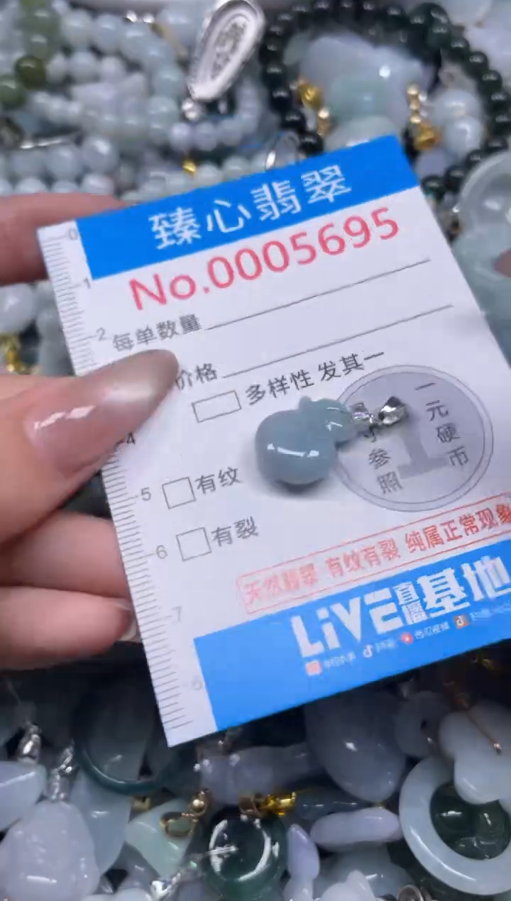 颈饰未镶嵌翡翠5695