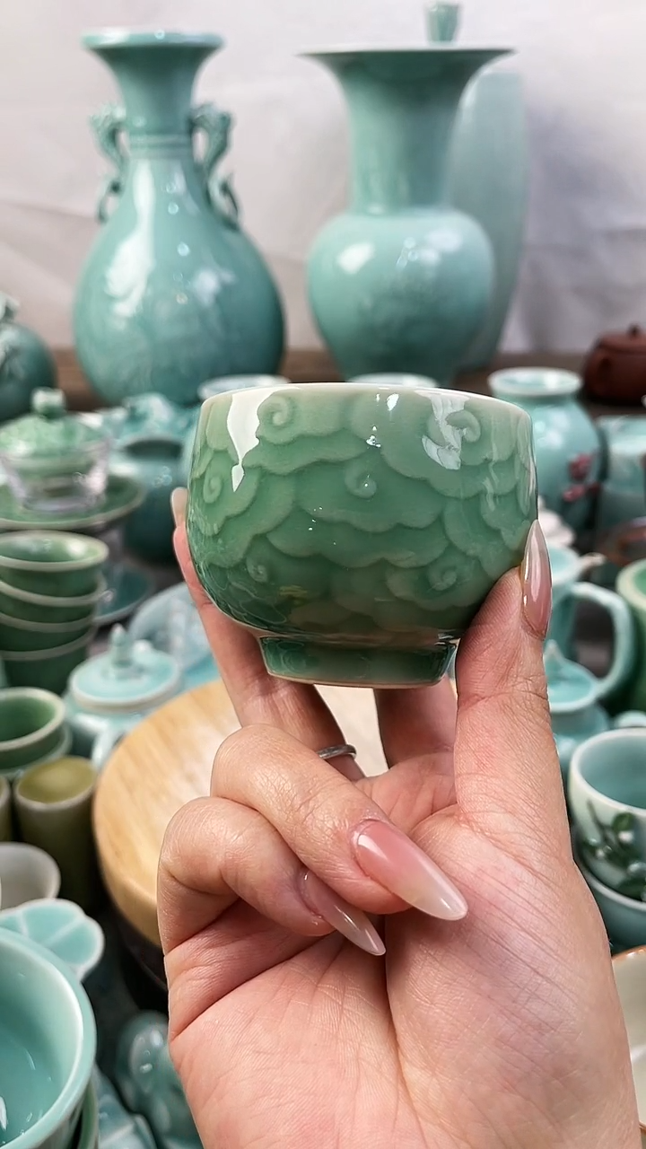 【闪购商品】福利款 慧仙青瓷 瓷器 主人杯
