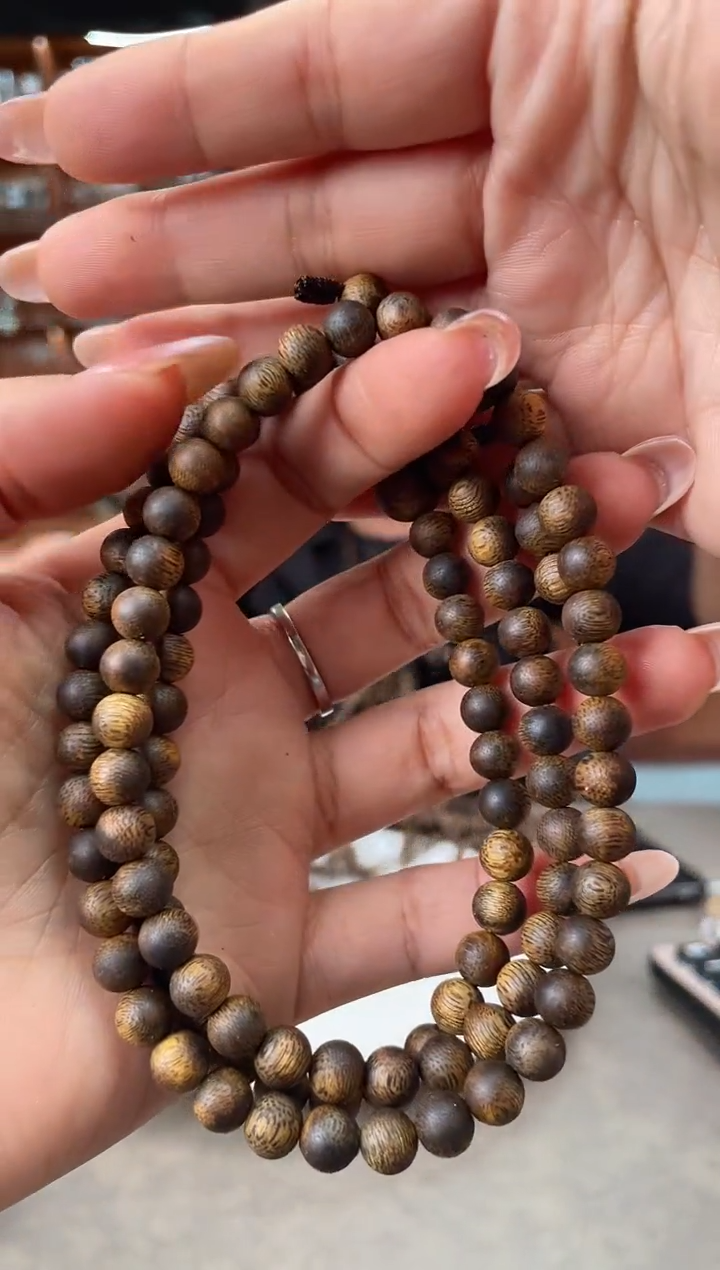 【闪购商品】沉香手串24号老料国香绿奇楠多样性发一条