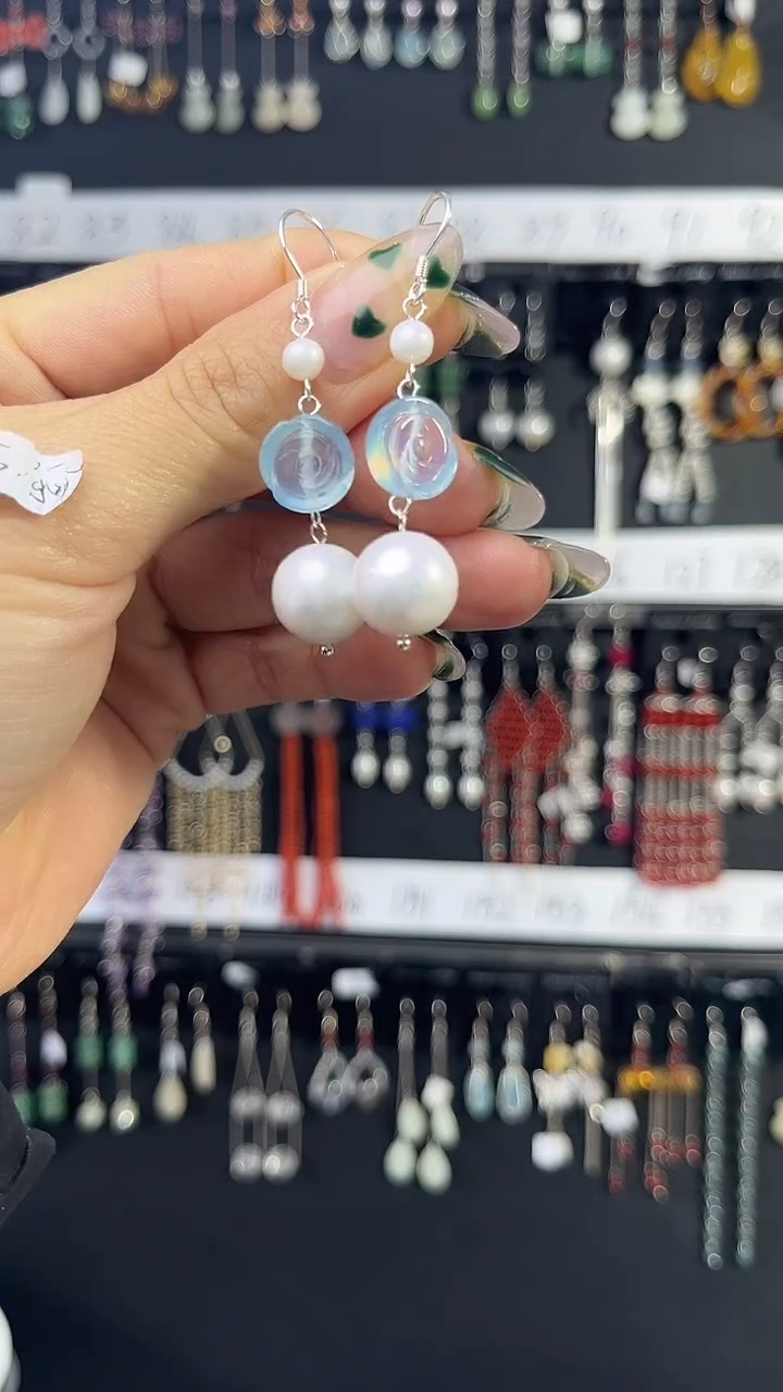 未镶嵌翡翠耳饰蓁* 蓁筝