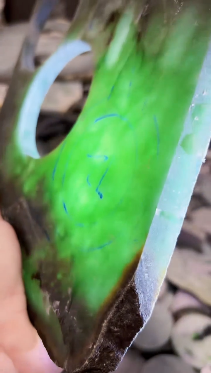 【闪购商品】翡翠颈饰未镶嵌A货白谭1334