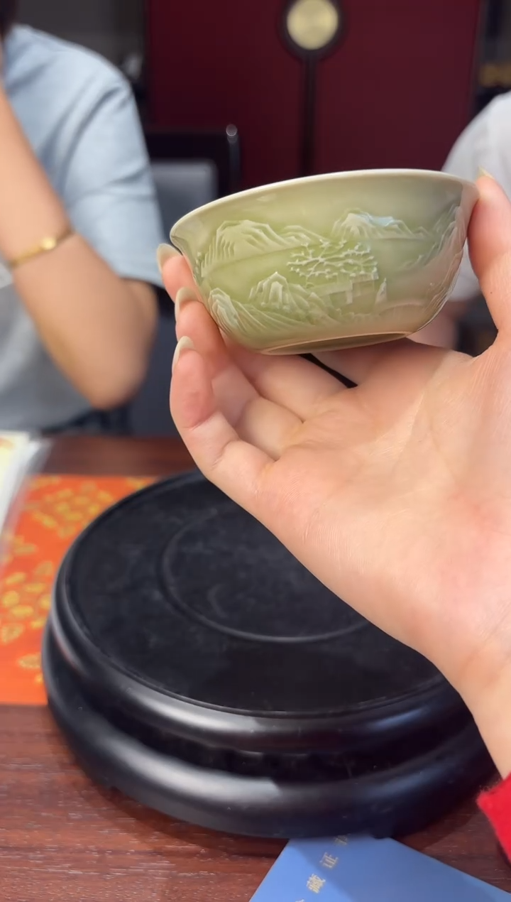 摆件瓷立方—【龙泉青瓷】专场79
