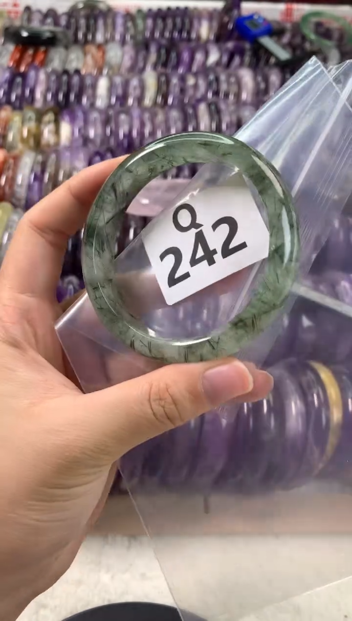 【闪购商品】水晶水晶手镯Q未镶嵌242-58