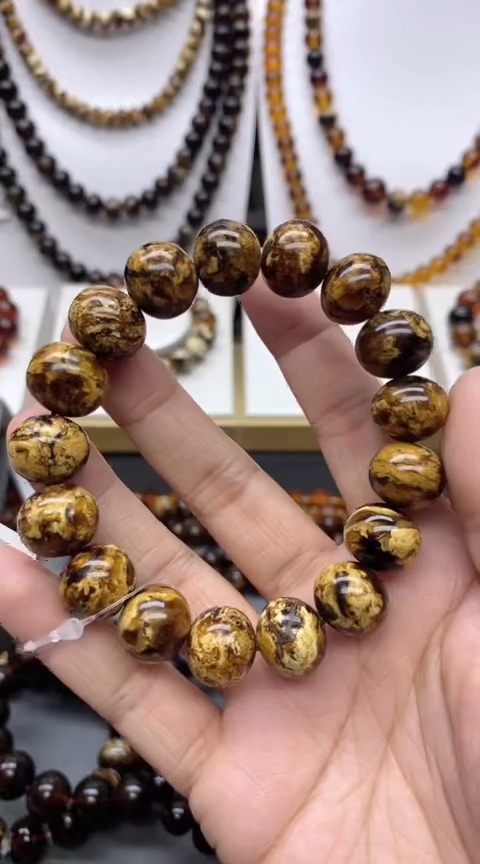 【闪购商品】琥珀手链未镶嵌14琥珀