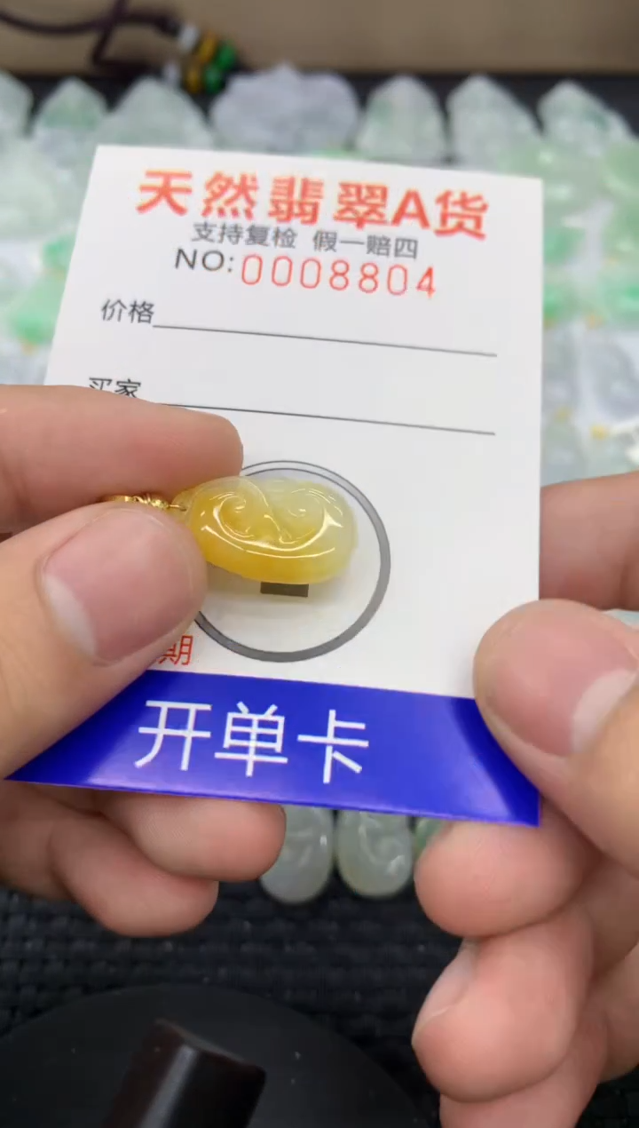 【闪购商品】翡翠颈饰未镶嵌11111111111