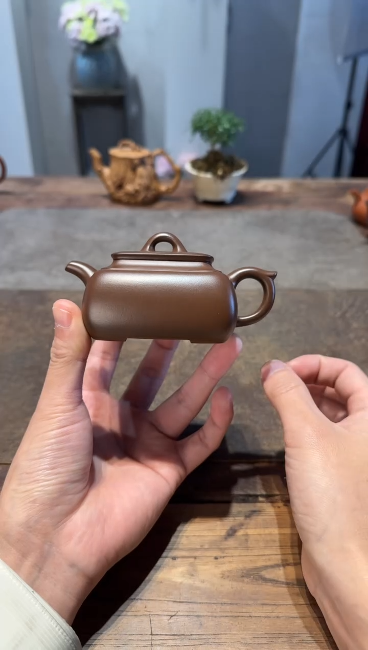 茶壶紫砂用****3长四方 紫砂壶