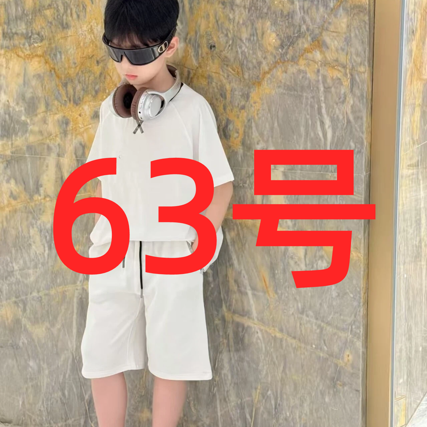 .63号-短袖夏季圆领米奇男女童装潮童穿搭百搭G1 T恤短袖