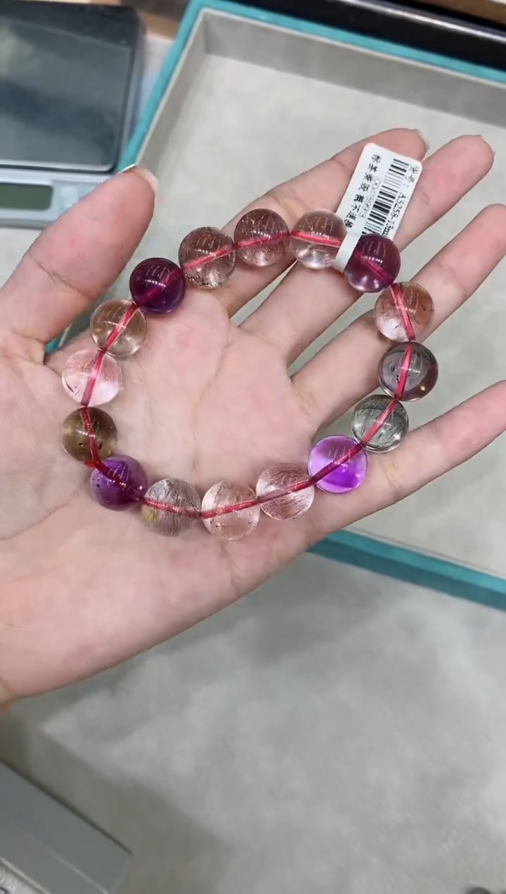 【闪购商品】水晶手串未镶嵌a5258超七13mm