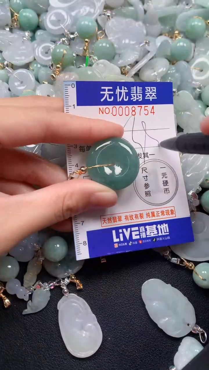 颈饰未镶嵌翡翠8754
