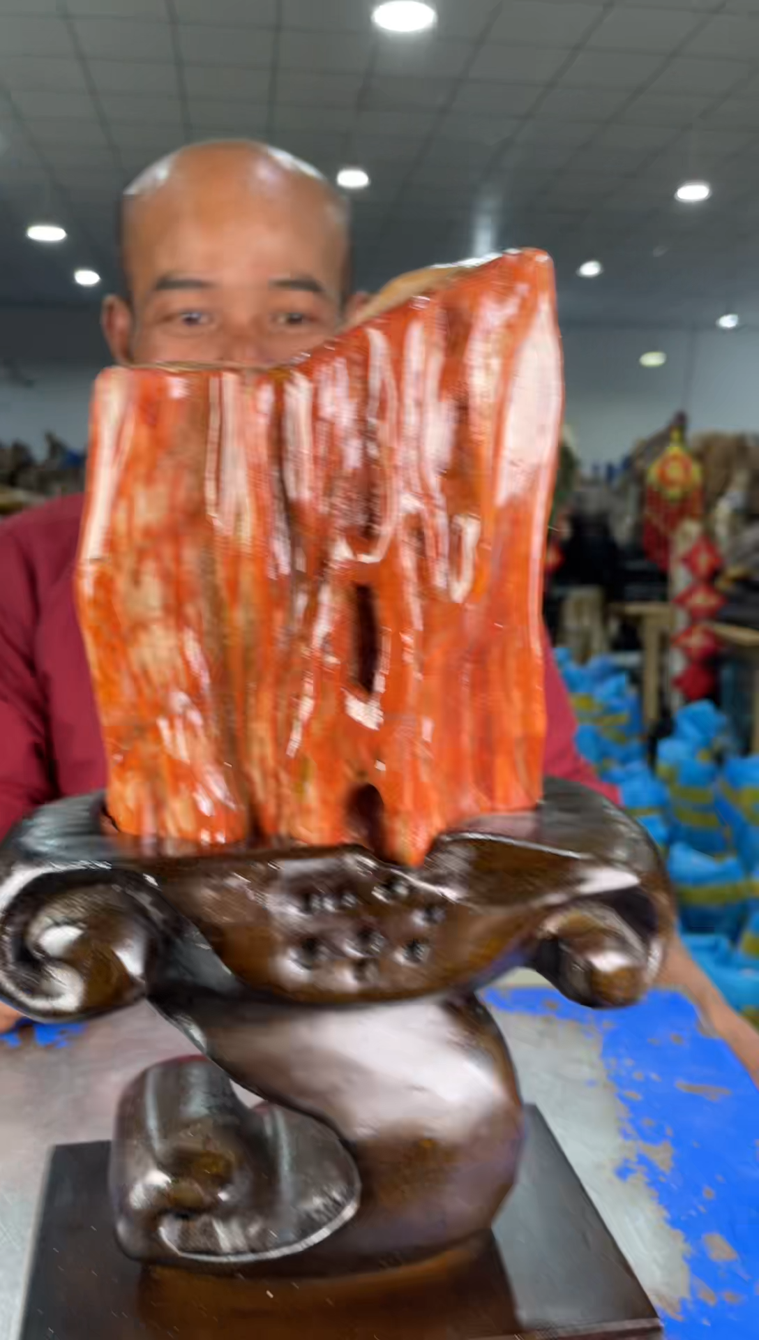 【闪购商品】硅化玉摆件未镶嵌31