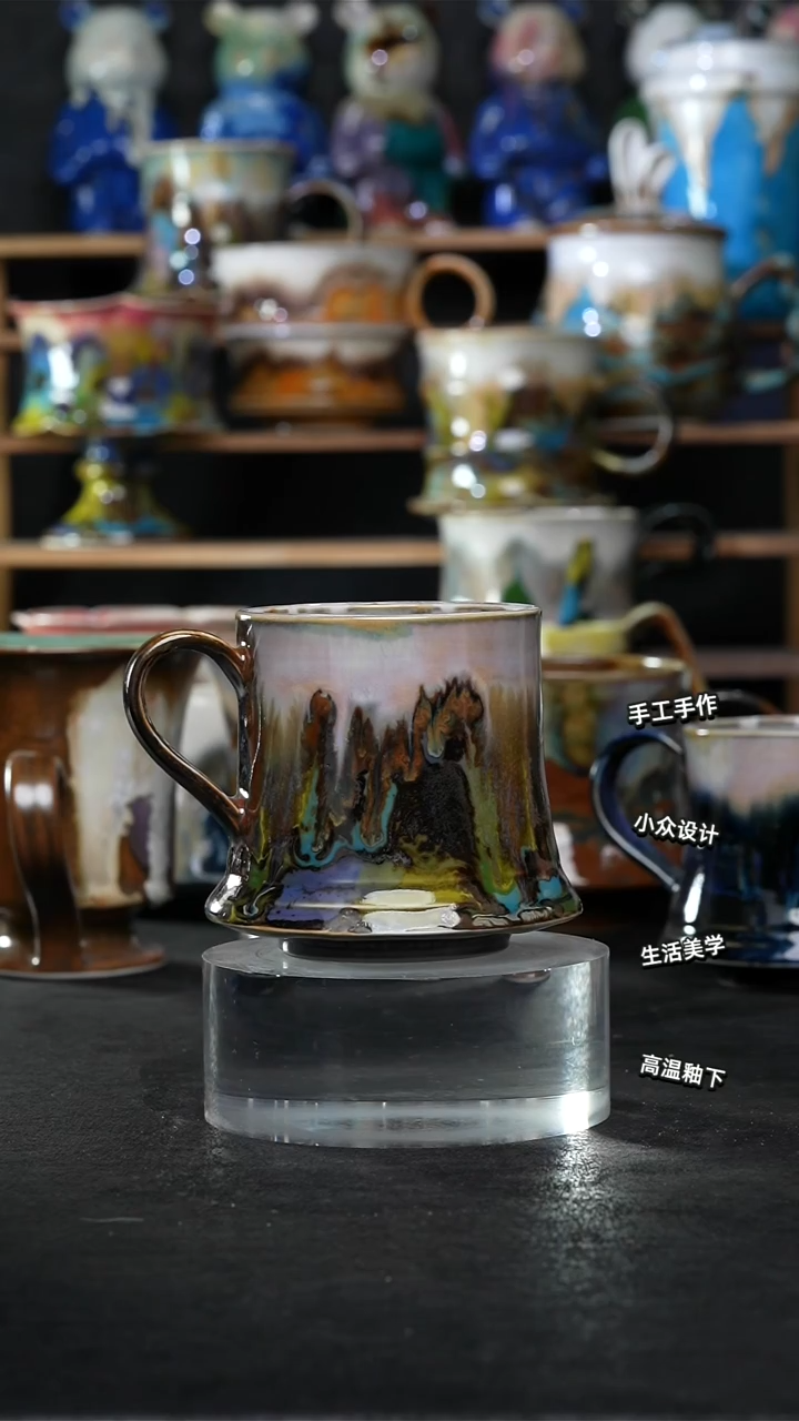 设计师款景德镇森涩手创陶瓷（食品级）077