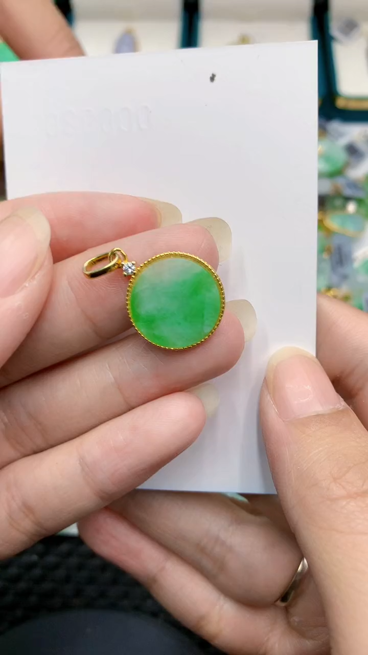 【闪购商品】翡翠颈饰银S925镶嵌            8