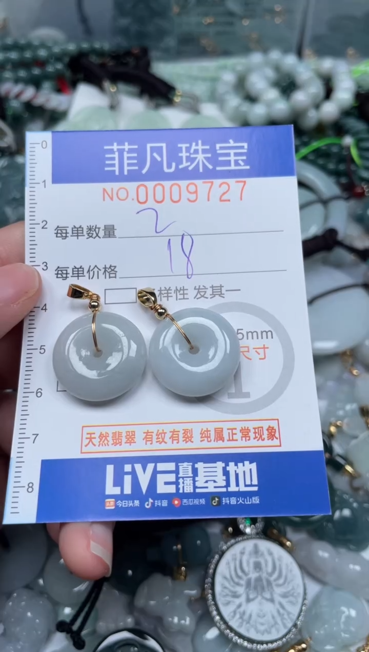 【闪购商品】翡翠颈饰未镶嵌00..9727