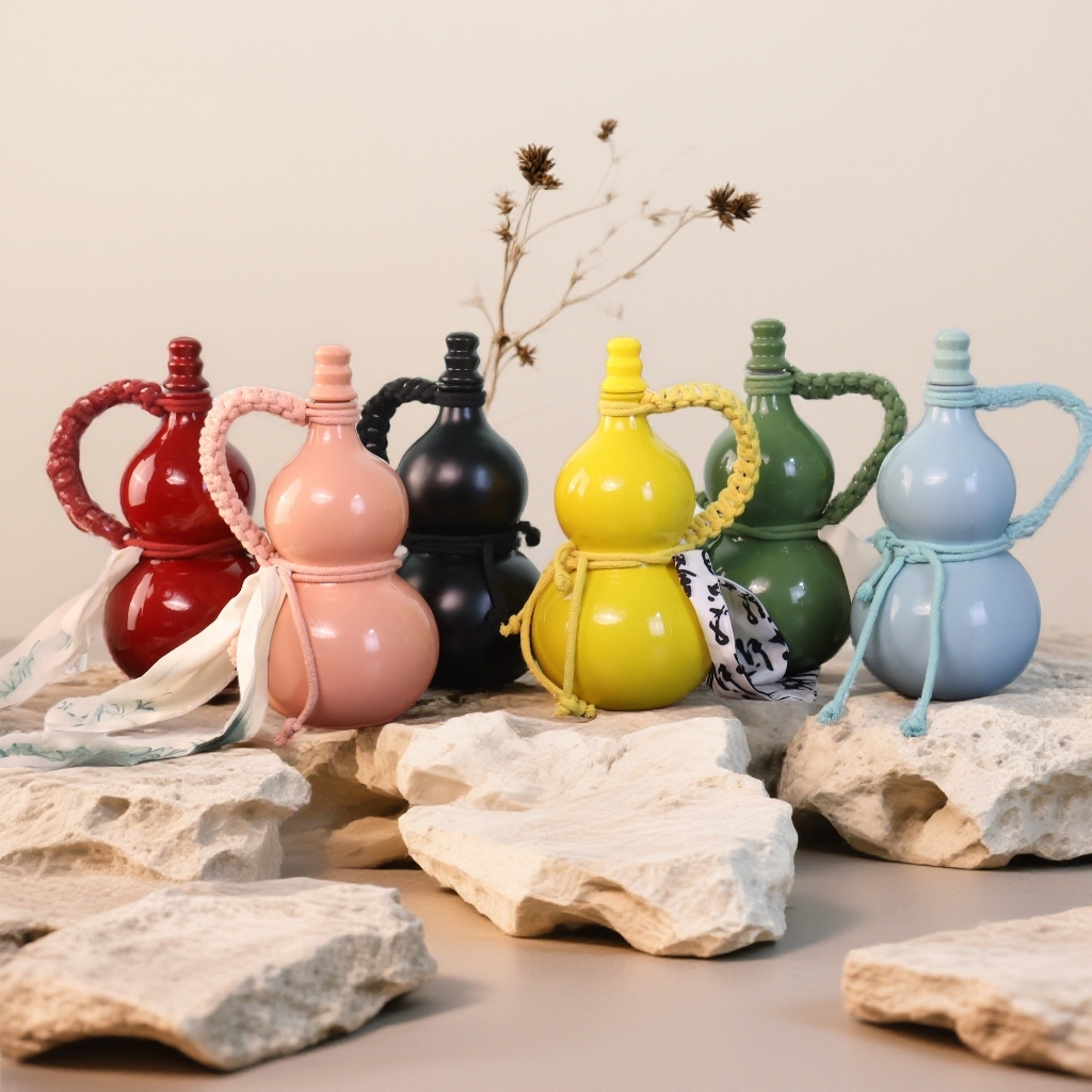 匠玺 酒葫芦 陶瓷盛酒器 一葫在手 风月无忧