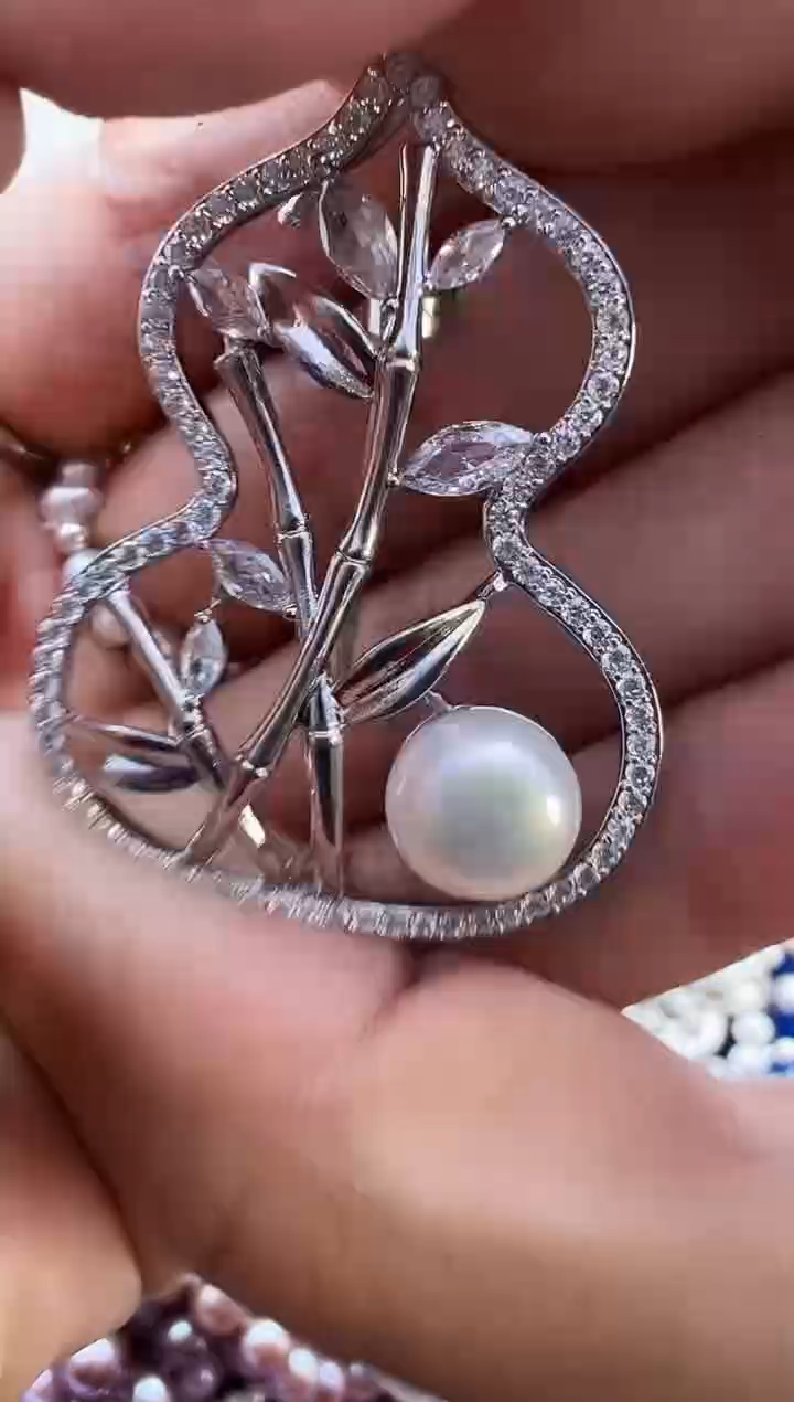 【闪购商品】淡水珍珠胸针未镶嵌528
