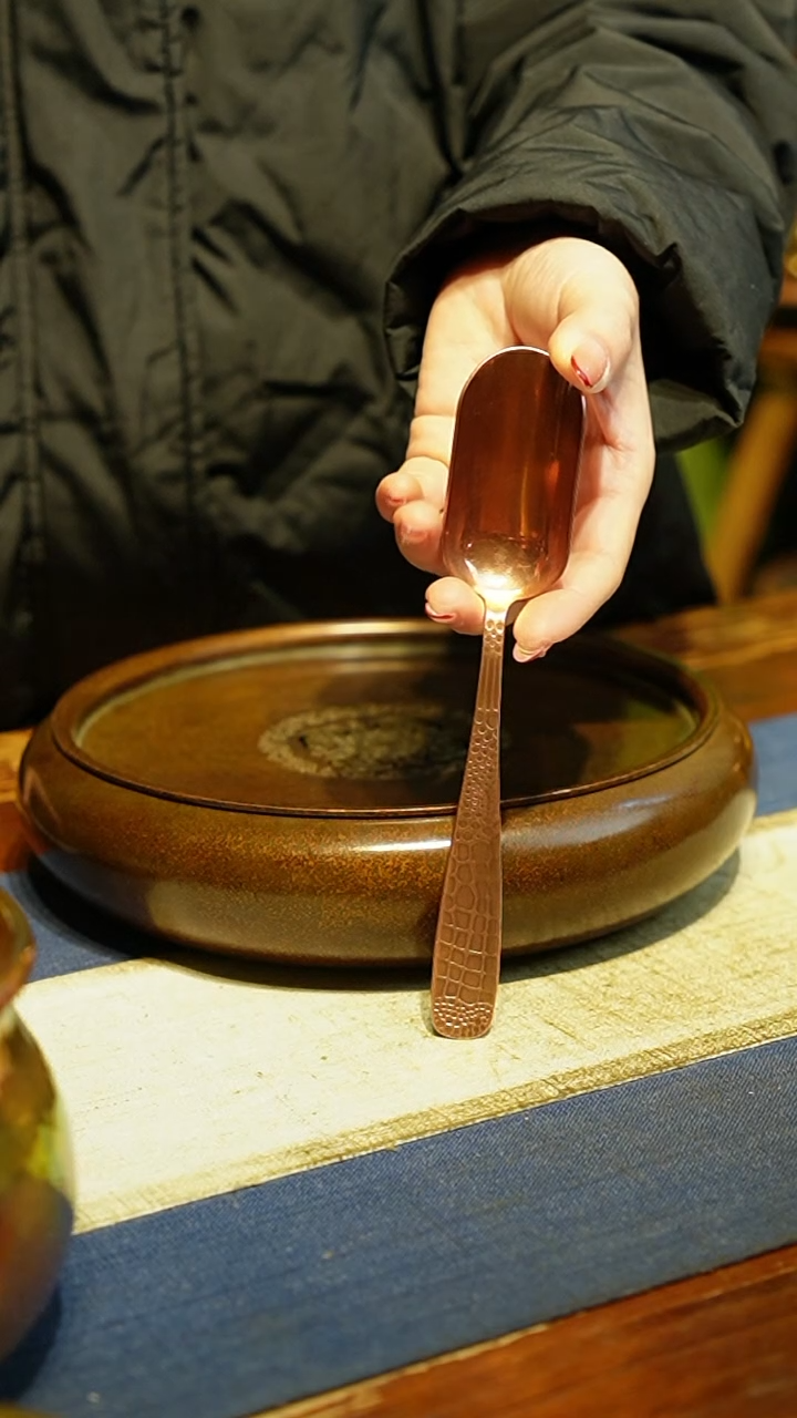 【闪购商品】纯紫铜取茶勺（冲之雅器）