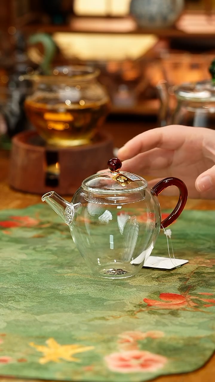 【闪购商品】禾器/晶彩文巧壶/琥珀色