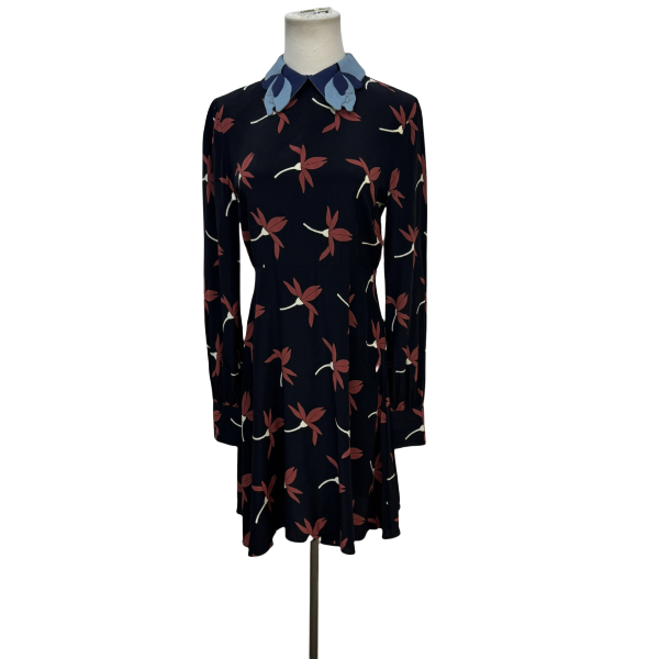 妃鱼/华伦天奴/桑蚕丝/连衣裙/95新/琰二12