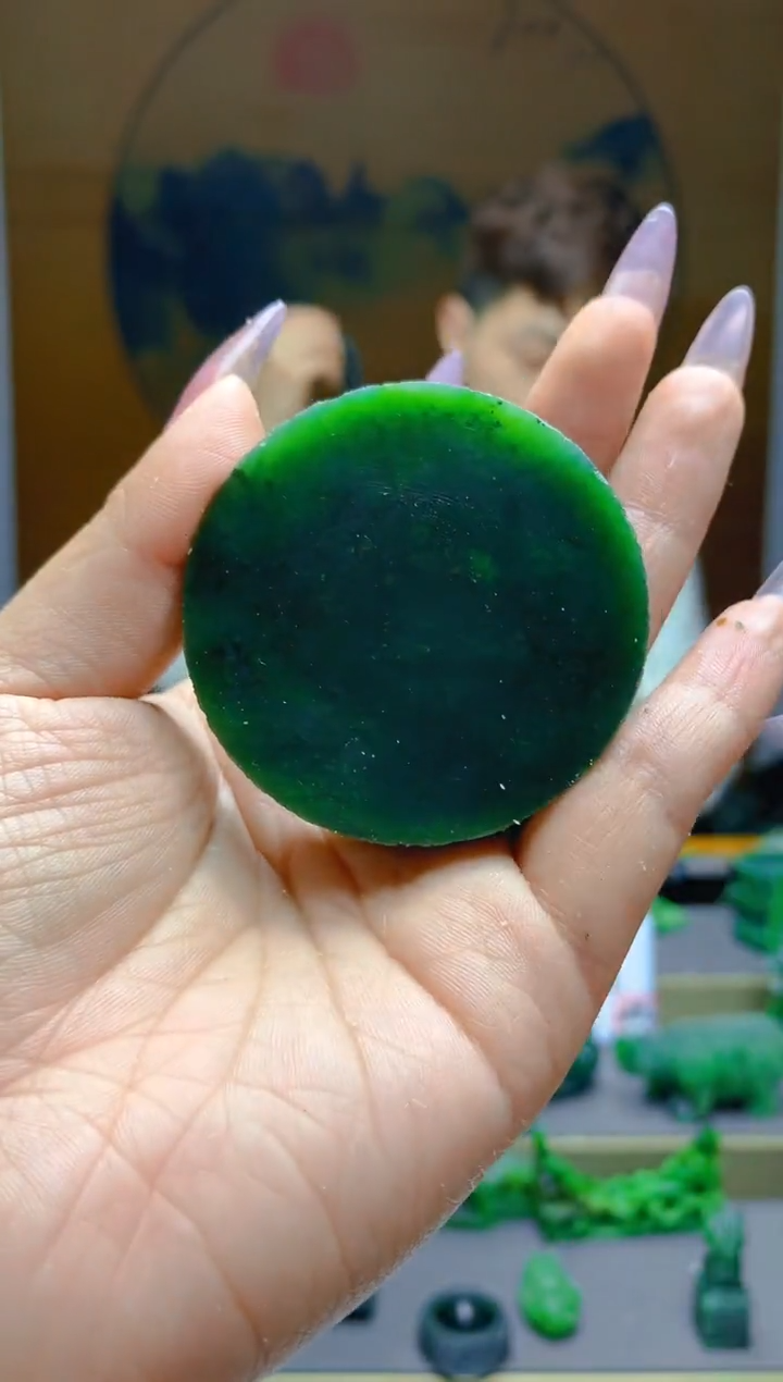 【闪购商品】和田玉（碧玉）珠宝半成品未镶嵌1