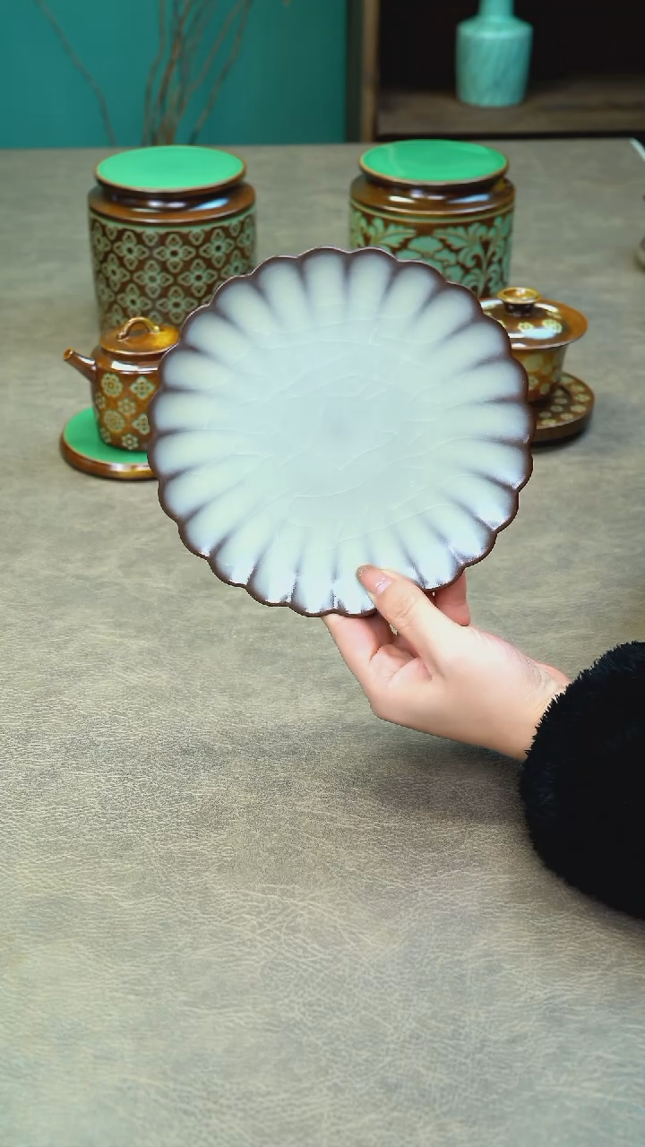 【闪购商品】龙泉青瓷月白壶承