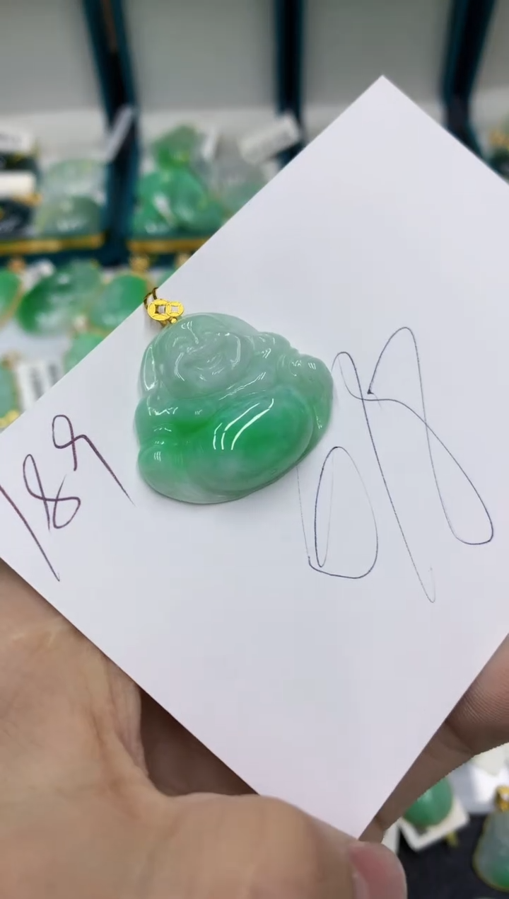 【闪购商品】翡翠颈饰18K金镶嵌号链接111111
