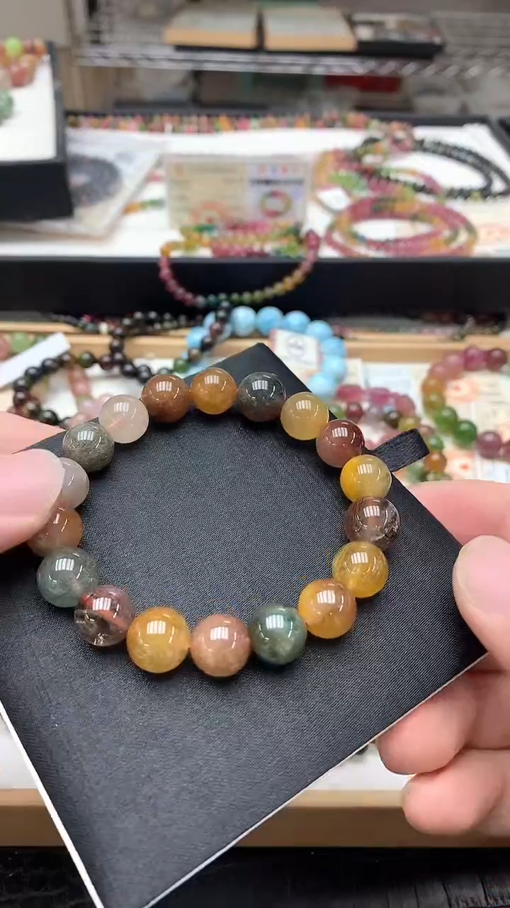 【闪购商品】发晶手链银S925镶嵌手链67