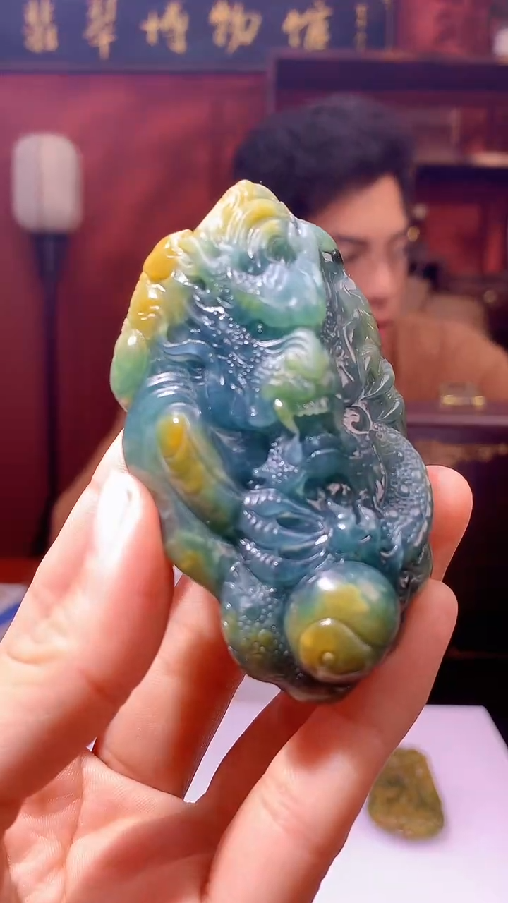 【闪购商品】定制翡翠未镶嵌1002hm-毛货挂件43