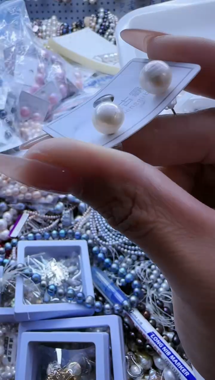 【闪购商品】淡水珍珠耳饰未镶嵌22