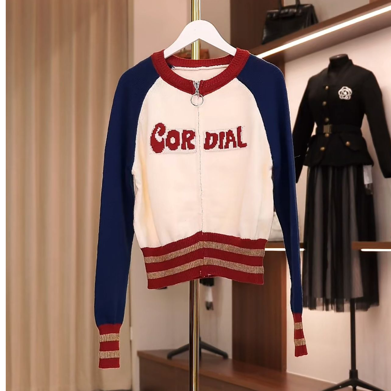 kk010长袖秋季百搭休闲春季女装开衫时尚短款拼色