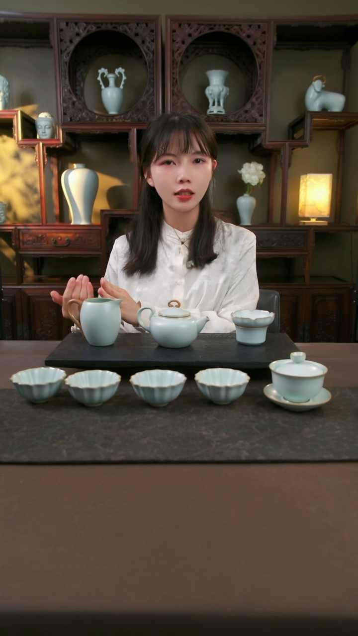 【闪购商品】杯悠然随心8件套（开片工艺）