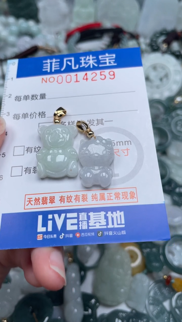 颈饰未镶嵌翡翠14259