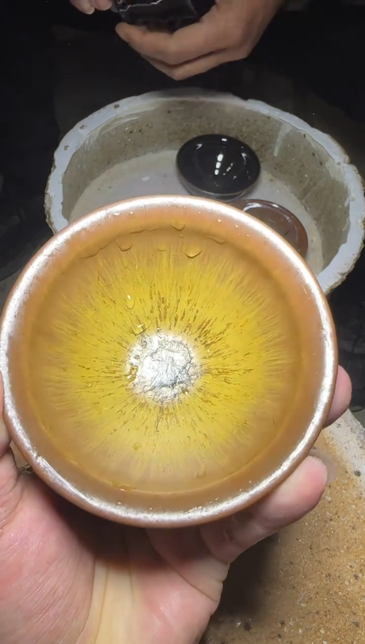 茶盏160号宋钰龙窑柴烧作品