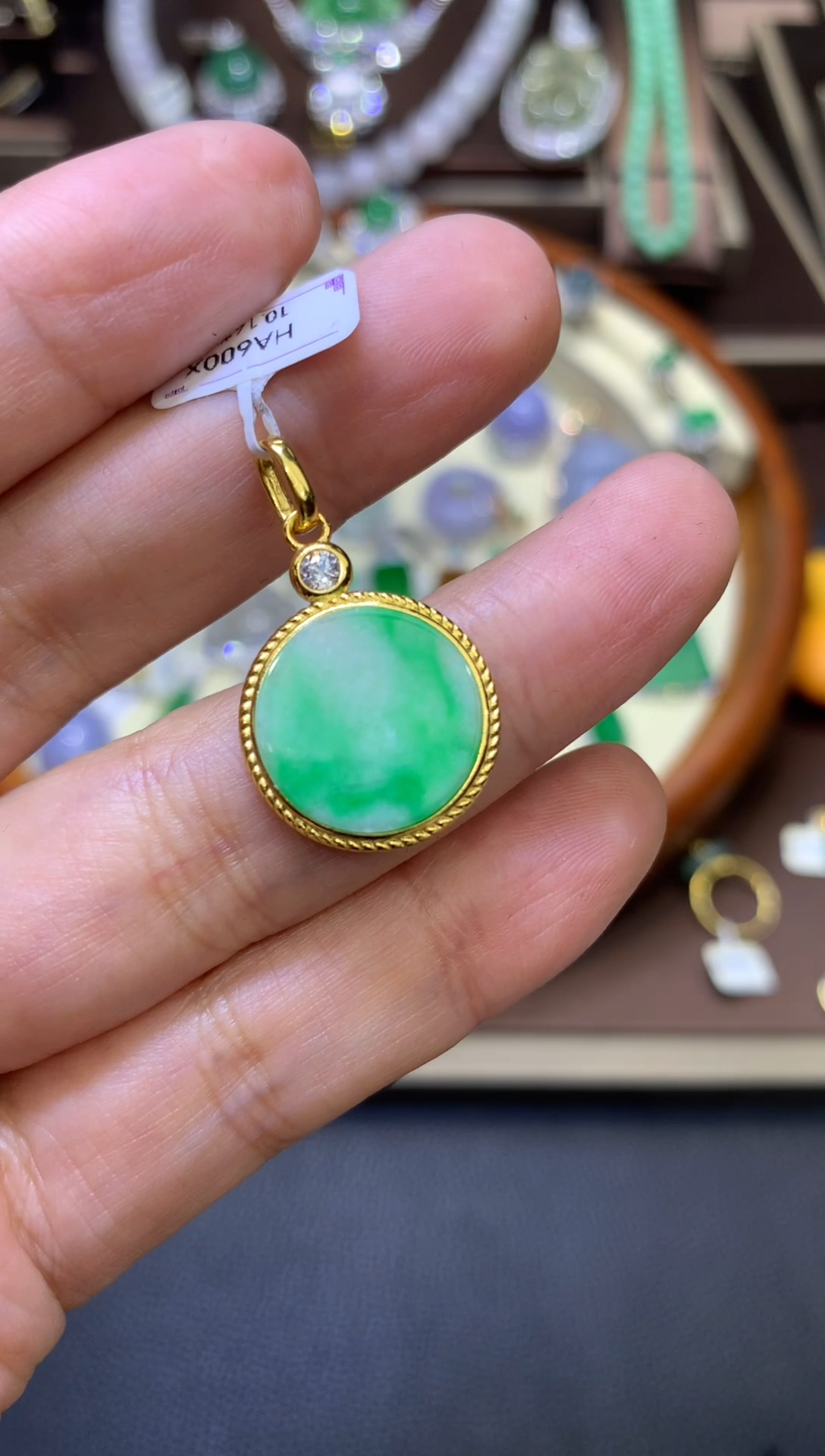 【闪购商品】翡翠颈饰银S925镶嵌11111111