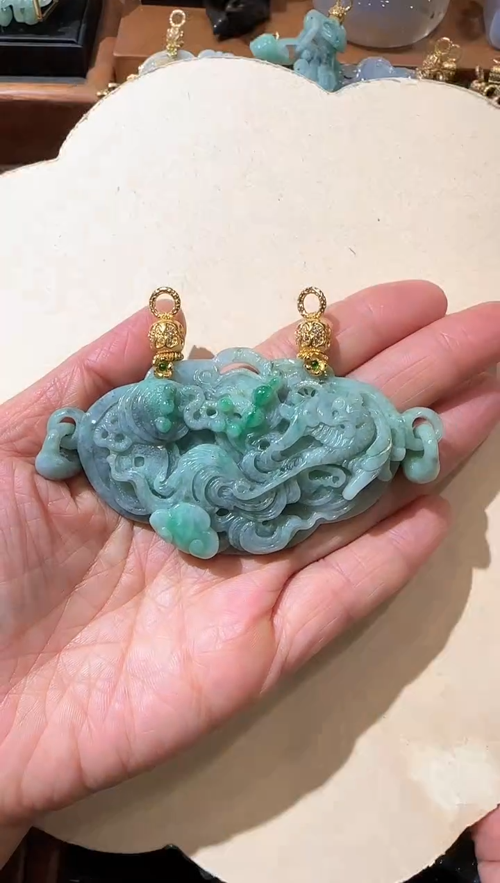 【闪购商品】翡翠颈饰未镶嵌国风