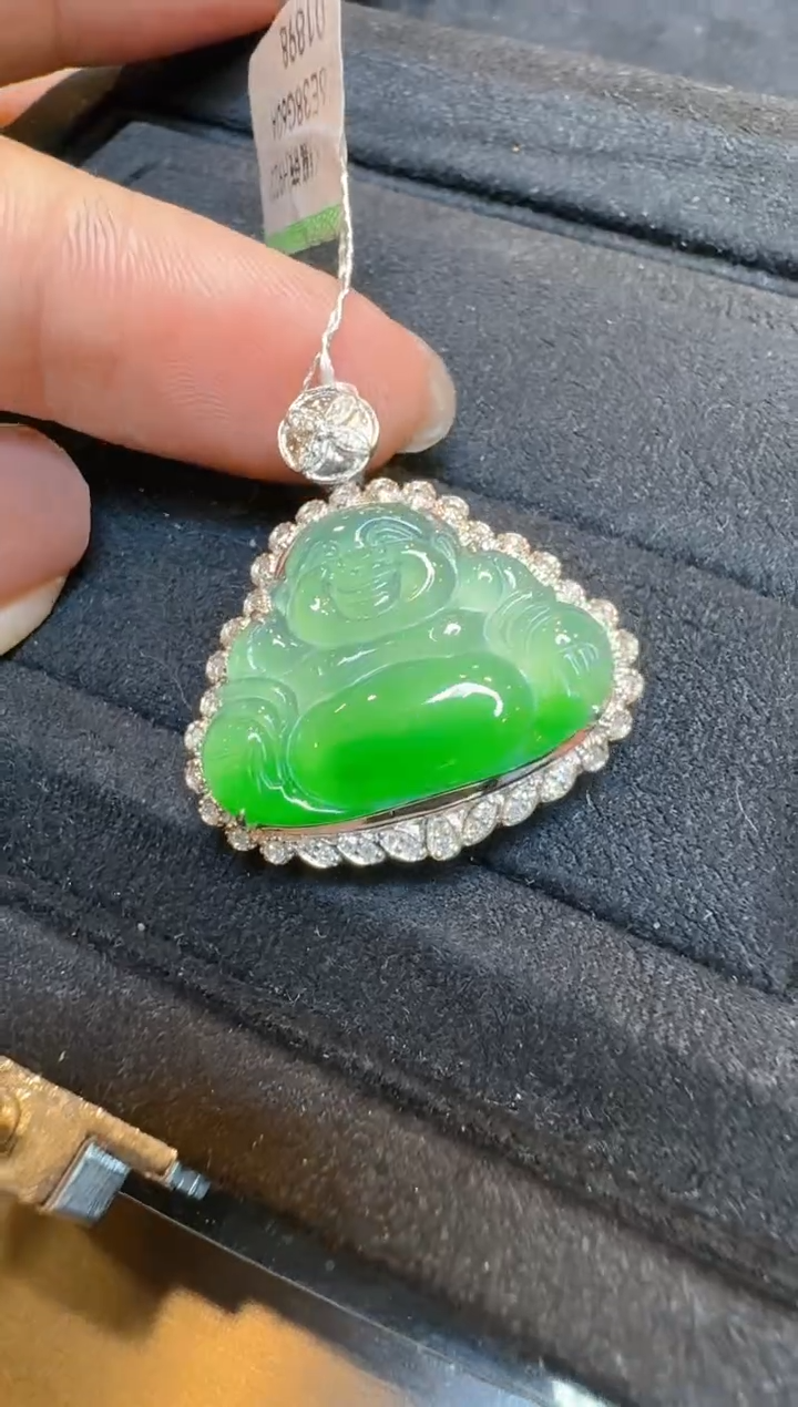 【闪购商品】翡翠吊坠(不含链)18K金镶嵌多样性团购发一件