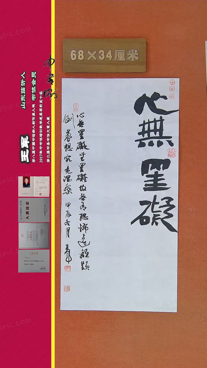 【闪购商品】书法297王军书法作品