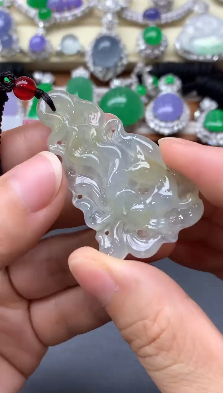 颈饰未镶嵌翡翠197-中国好珍宝